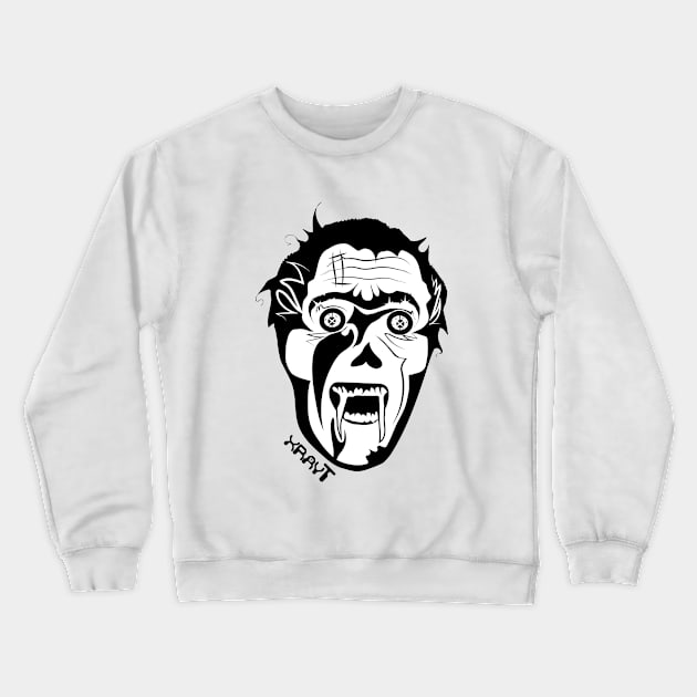 dracula skull Crewneck Sweatshirt by XrayT